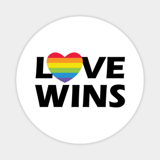 LGBT - Love Wins Rainbow Magnet